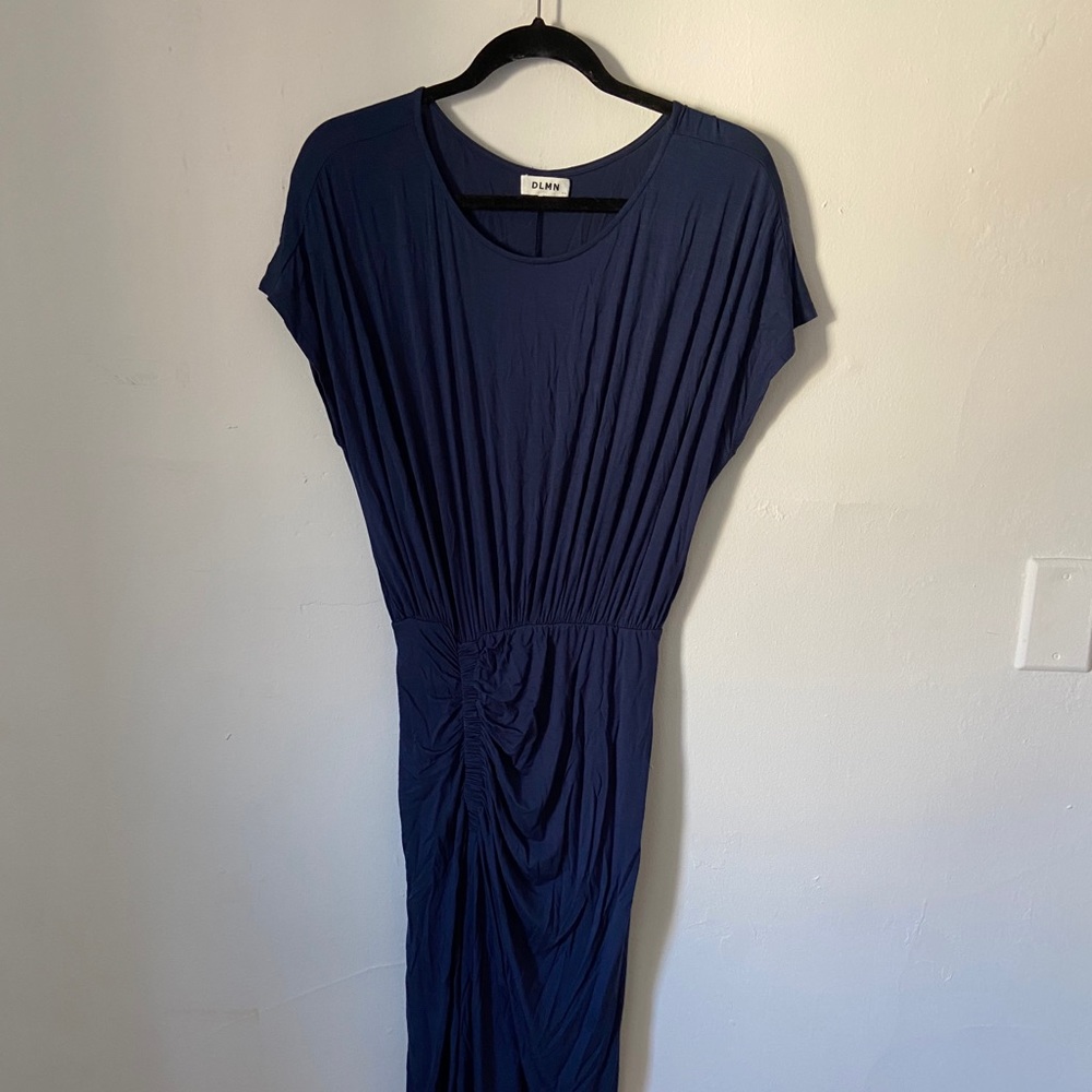 Dolman Elegant Short Sleeve Blouson Midi